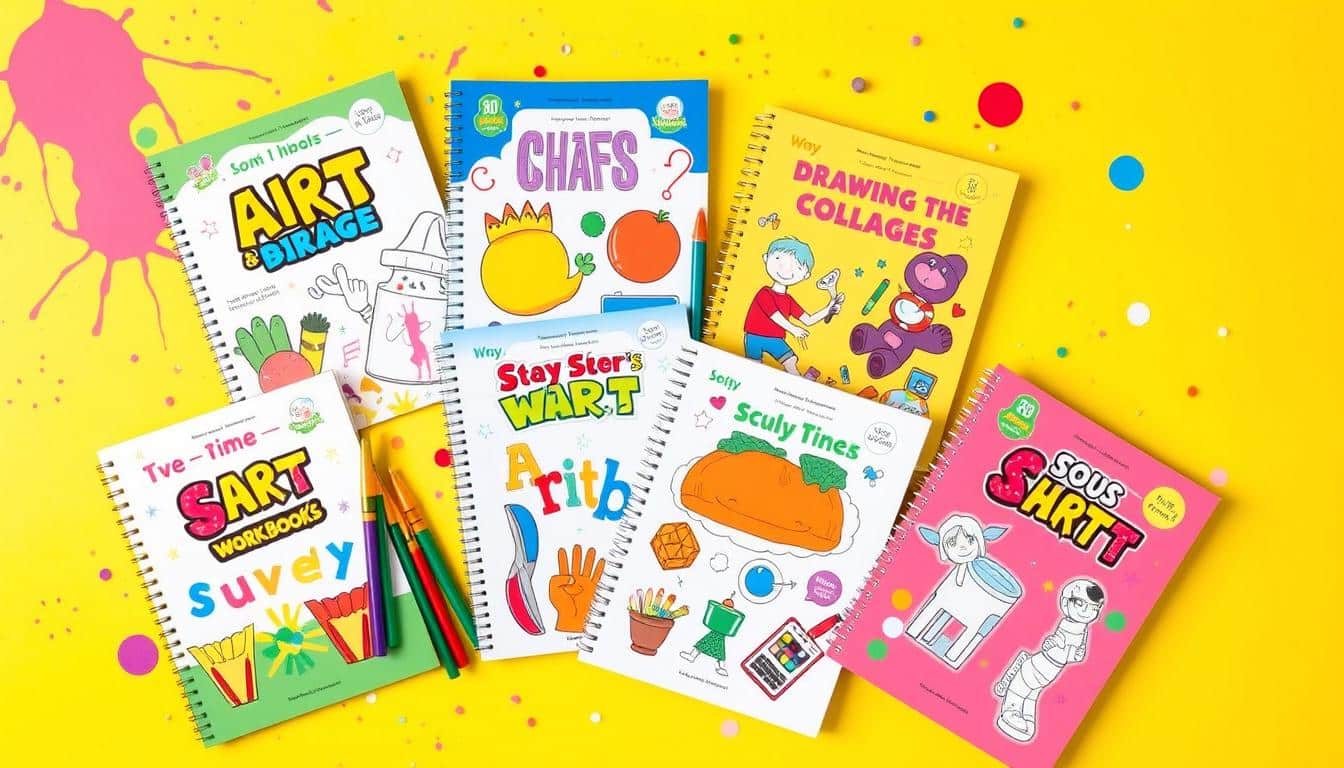 Art and craft activity workbooks for kids