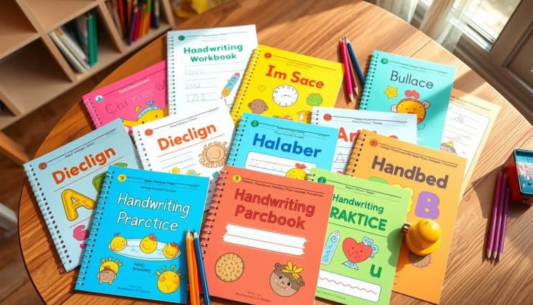 Handwriting practice workbooks for young learners